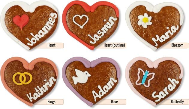 Decorations Gingerbread Heart Place Card