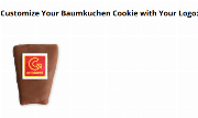 Baumkuchen Cookies with Logo - single packed