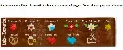 Mini gingerbread pretzel - 8cm, with advertising card - optional with logo