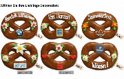 Lebkuchen Brezel, 20cm - optional mit Logo