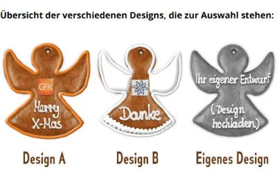 Engel aus Lebkuchen individuell, 30cm