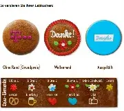 Lebkuchen Rund 8cm - optional mit Logo