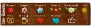 Gingerbread round form 20cm - optionally with Logo