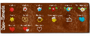 Siebdruck Lebkuchenherz mit Logo, 12cm