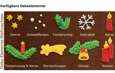Lebkuchenstern, individuell 18cm
