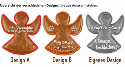 Lebkuchen Engel XXL 50cm individuell gestaltet