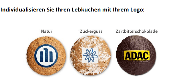 Glutenfreie Lebkuchen ohne Mehl mit Logo einzelverpackt - versch. Sorten - 80g