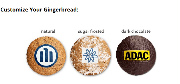 Vegan Nuremberg Elisen gingerbread with logo