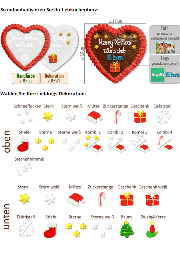 Lebkuchenherz individuell weihnachtlich, 18cm