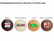 Elisenlebkuchen personalisiert mit essbarem Logo