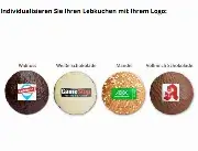 Elisenlebkuchen personalisiert mit essbarem Logo