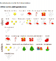 Lebkuchenherz individuell weihnachtlich, 30cm