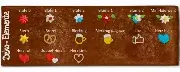Lebkuchenherz mit Direktdruck - Logo aus Zuckerguss, 16cm