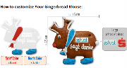 Gingerbread - Moose customized, 15cm