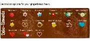 Gingerbread Hearts, 18cm - optional with Logo design it yourself