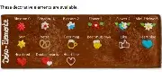 Gingerbread Hearts, 16cm - optional with Logo design it yourself