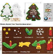 XXL Gingerbread Christmas Tree individual, 43cm