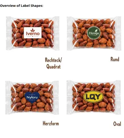Roasted Candied Almonds with Custom-Printed Label - 100 g