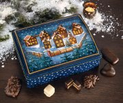 Schmucktruhe mit Lebkuchen Spezialitäten