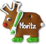 Lebkuchen Moose 12cm Placement Card