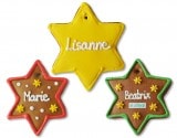 Gingerbread Star 12cm, Placement Card