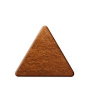 Dreieckiger Lebkuchen zum Verzieren, 12cm