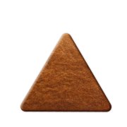 Lebkuchen Dreieck zum Basteln, 15cm