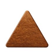Lebkuchen Dreieck Rohling zum Dekorieren, 20cm