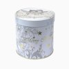 Closed angel-design gingerbread tin
