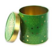 Lebkuchendose Goldstern - leer -  ohne Inhalt