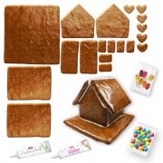 Gingerbread house kit L with decoration and icing