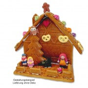 Gingerbread House Kit - Size L - For crafting and decorating