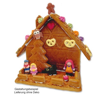 Lebkuchenhaus Bausatz - Größe L - Zum Basteln und Verzieren