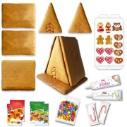 Gingerbread cookie house DIY kit size L with crafting accessories set Gingerbread cookie house DIY kit size L with crafting accessories set