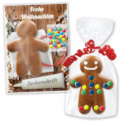Craft kit Gingerbread man 15cm - Christmas Edition
