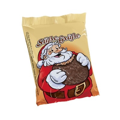 Mini Oblatenlebkuchen schokoliert einzeln verpackt