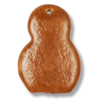 Gingerbread snowman blank, 12cm