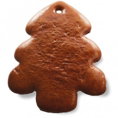 Gingerbread Christmas Tree round blank, 17cm