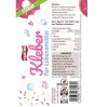 Pantiki edible food glue – back label showing ingredients, nutrition facts, and instructions for decorating gingerbread