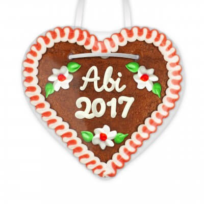 Abi 2017 - Lebkuchenherzen 12cm