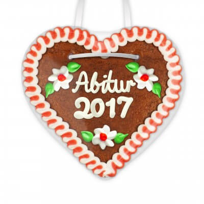 Graduation 2017 - Gingerbread Heart 12cm