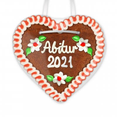 Abitur 2021 - Lebkuchenherzen 12cm