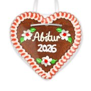 Abitur 2026 - Lebkuchenherzen 12cm