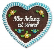 Aller Anfang ist schwer - Gingerbread Heart 23cm