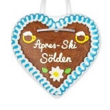 Apres-Ski Sölden - Gingerbread Heart 12cm