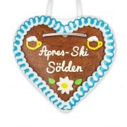 Apres-Ski Sölden - Gingerbread Heart 12cm