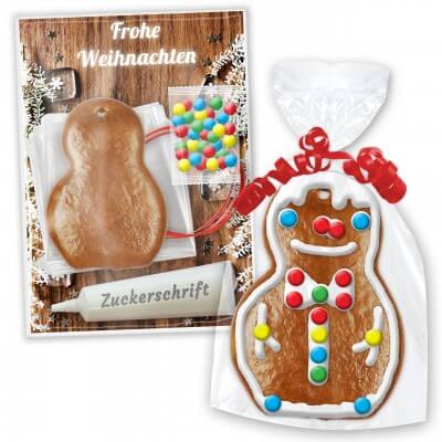 Lebkuchen Schneemann Bastelset - Weihnachts Edition