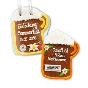 Gingerbread Beer Mug, 15cm - optional with Logo