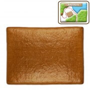 Gingerbread plate blank - rectangular, 28x39cm