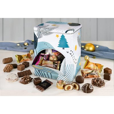 Winterzauber Keksdose mit Lebkuchen Konfekt